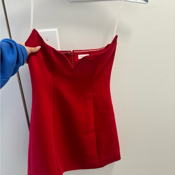 Lovers + Friends Red Sweetheart Bodycon Dress - Picture 3 of 6